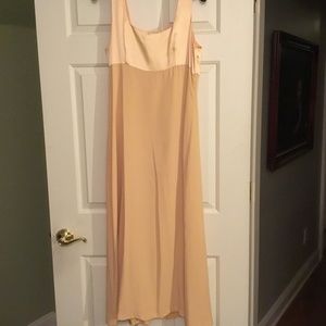 Tie back gown